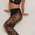 Tights 15 Denier All Over Lace, Black