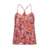 Woven Lace Cami Top, Pink
