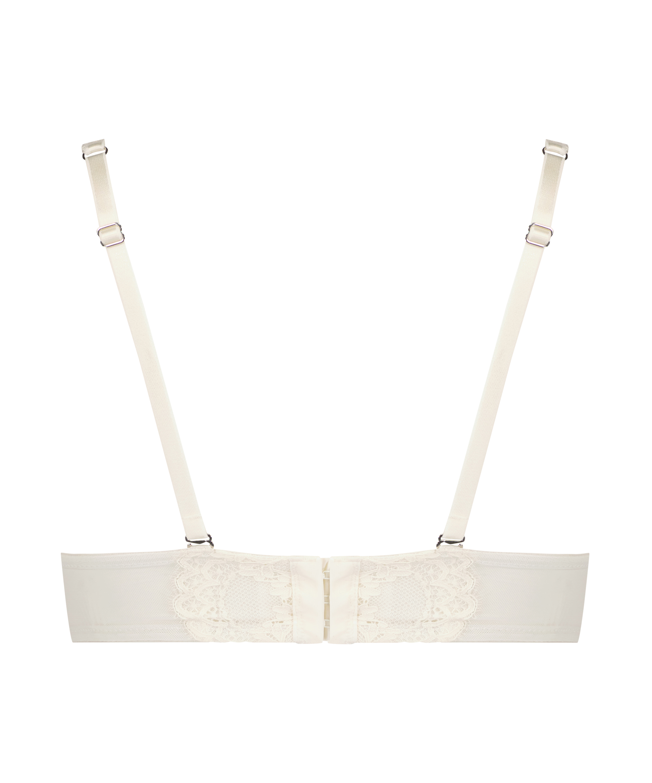 Daisy Padded Strapless Underwired Bra, White, main