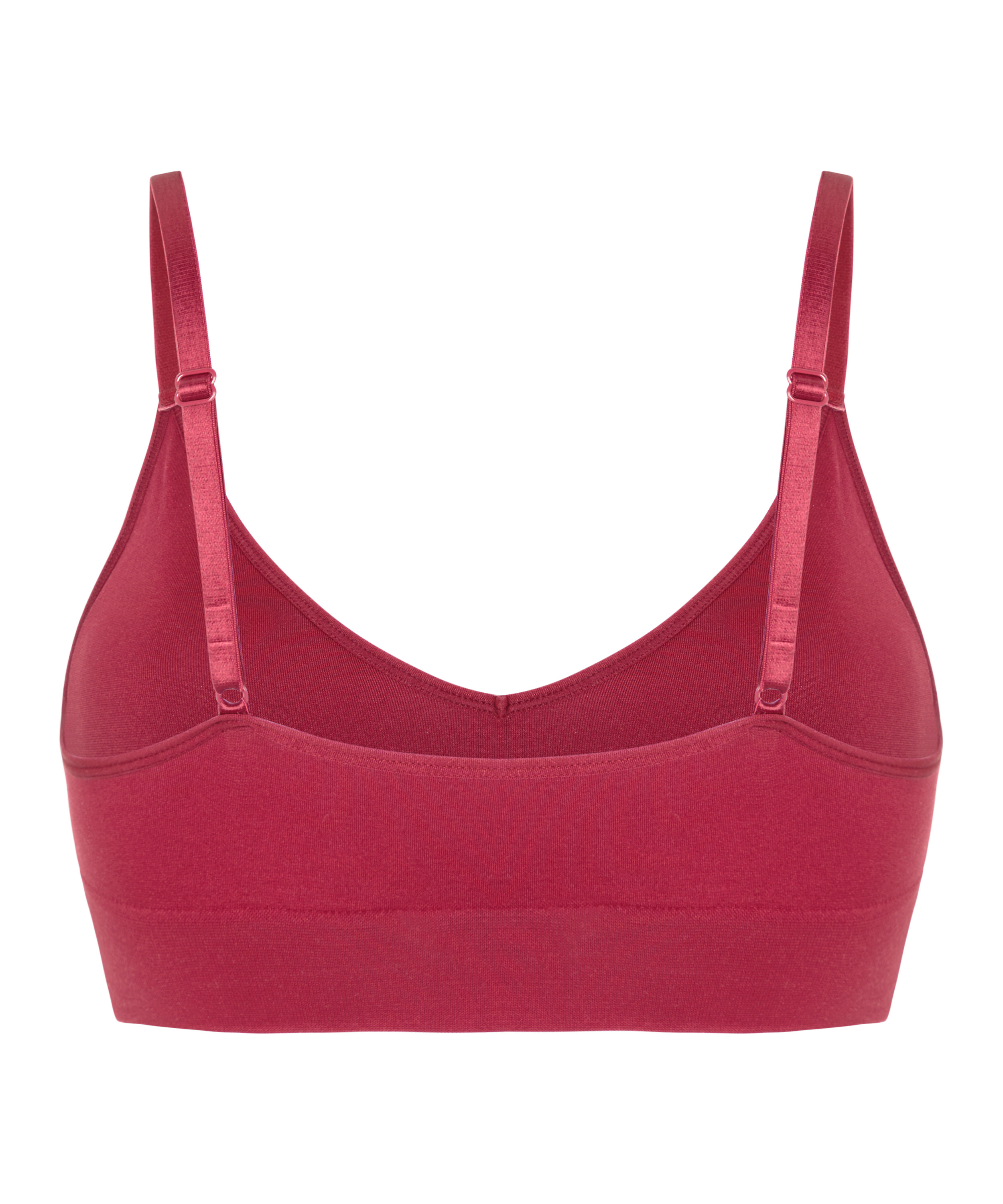 Dide Triangle Bralette, Red, main