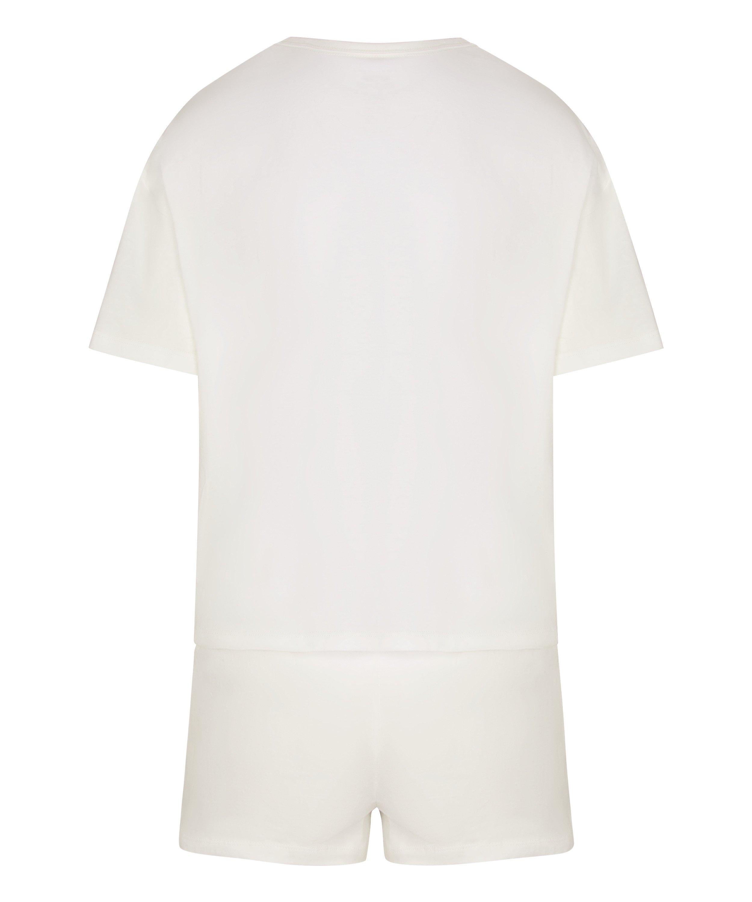 Pyjamaset Cotton, White, main