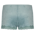 Velvet lace shorts, Green