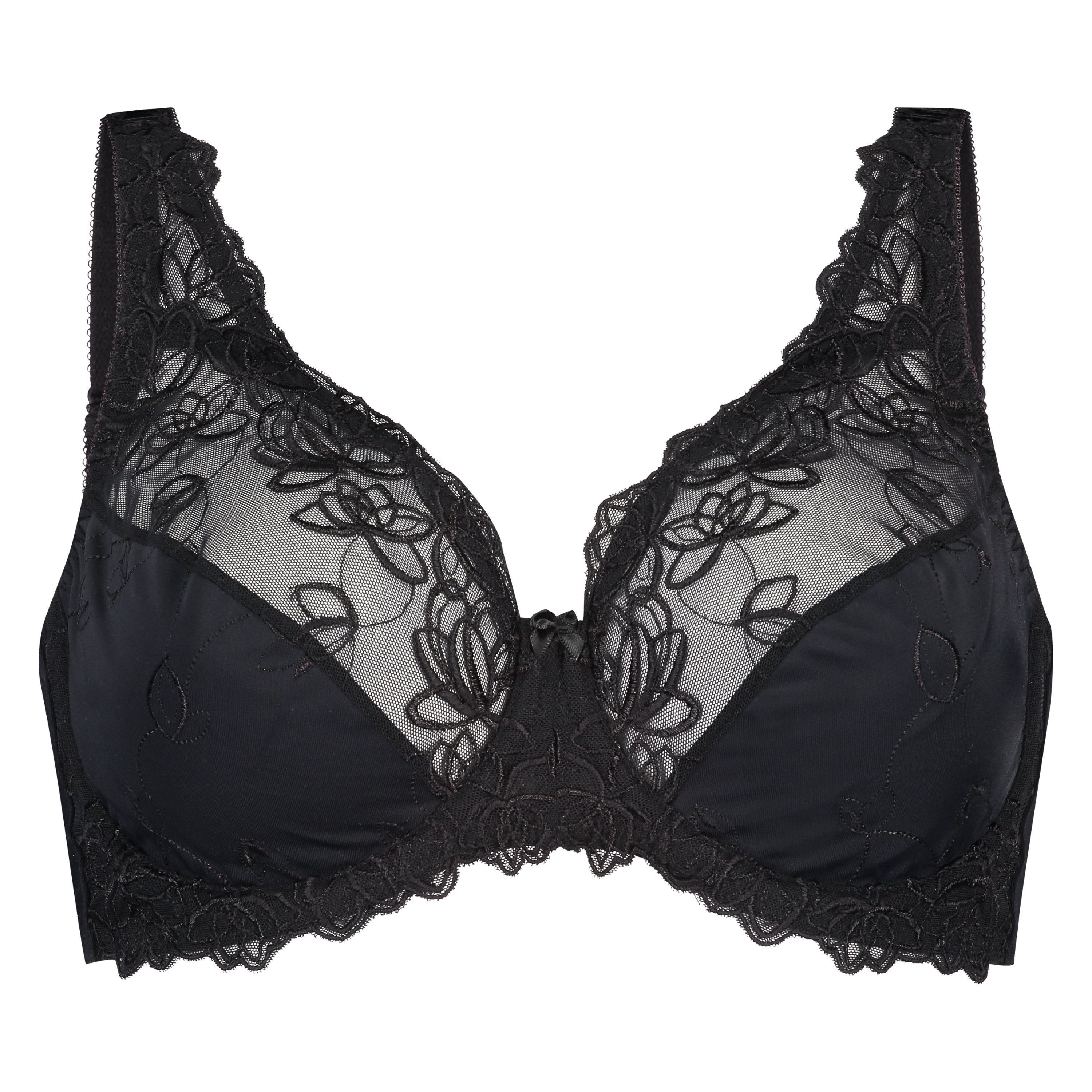 Diva Non-Padded Underwired Bra, Black, main