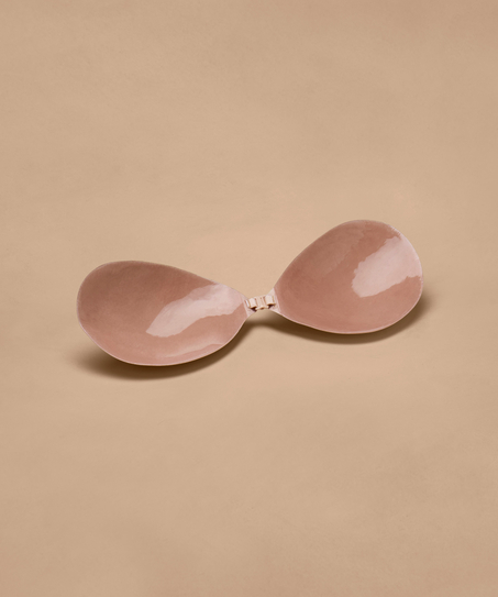 Adhesive bra, Beige