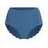 Scallop High Waist Rio Bikini Bottom, Blue