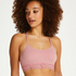Marine seamless bralette, Pink