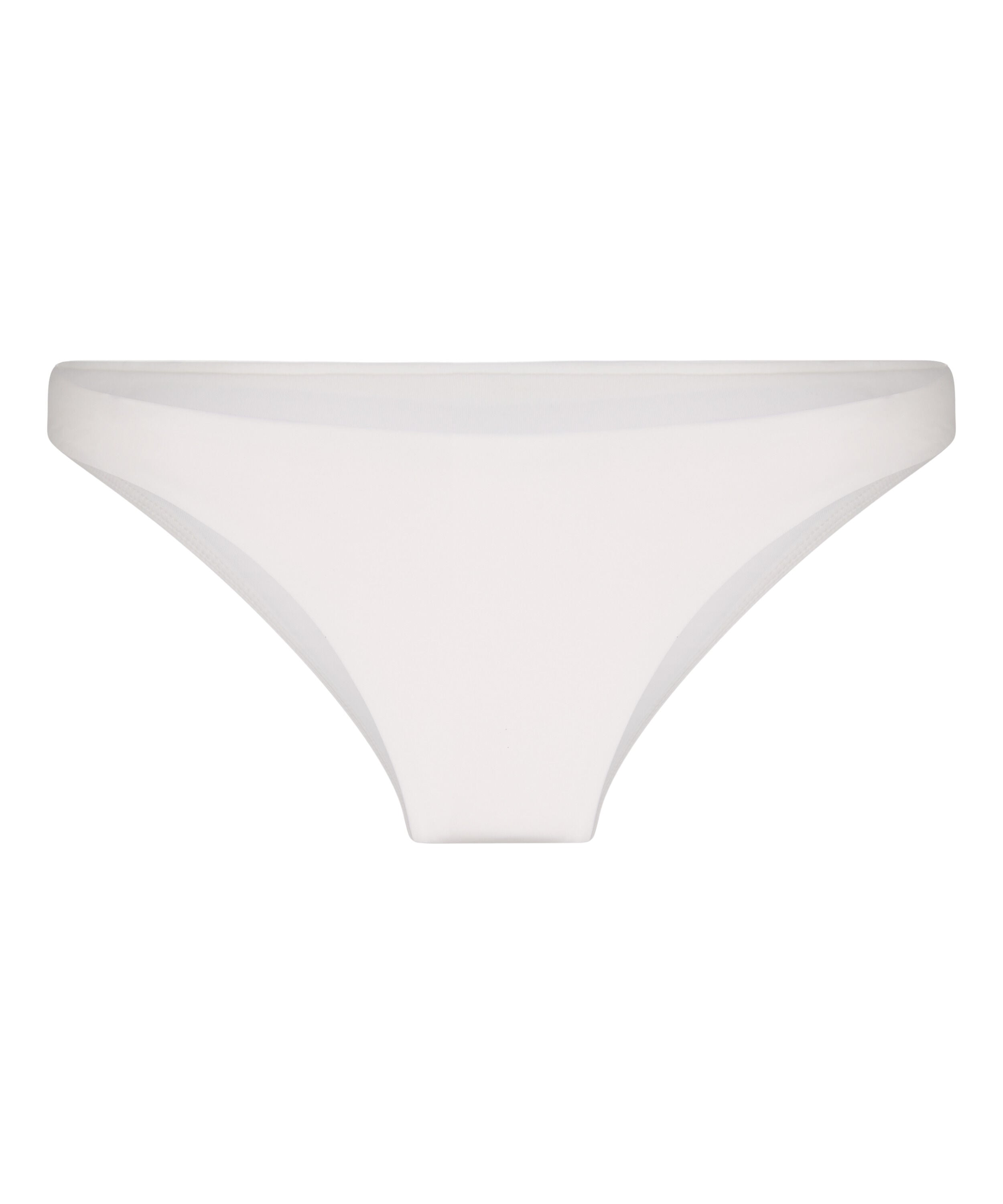 Highleg Bikini Bottom Como, White