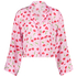 Twill Long-sleeved Pyjama Top, Pink