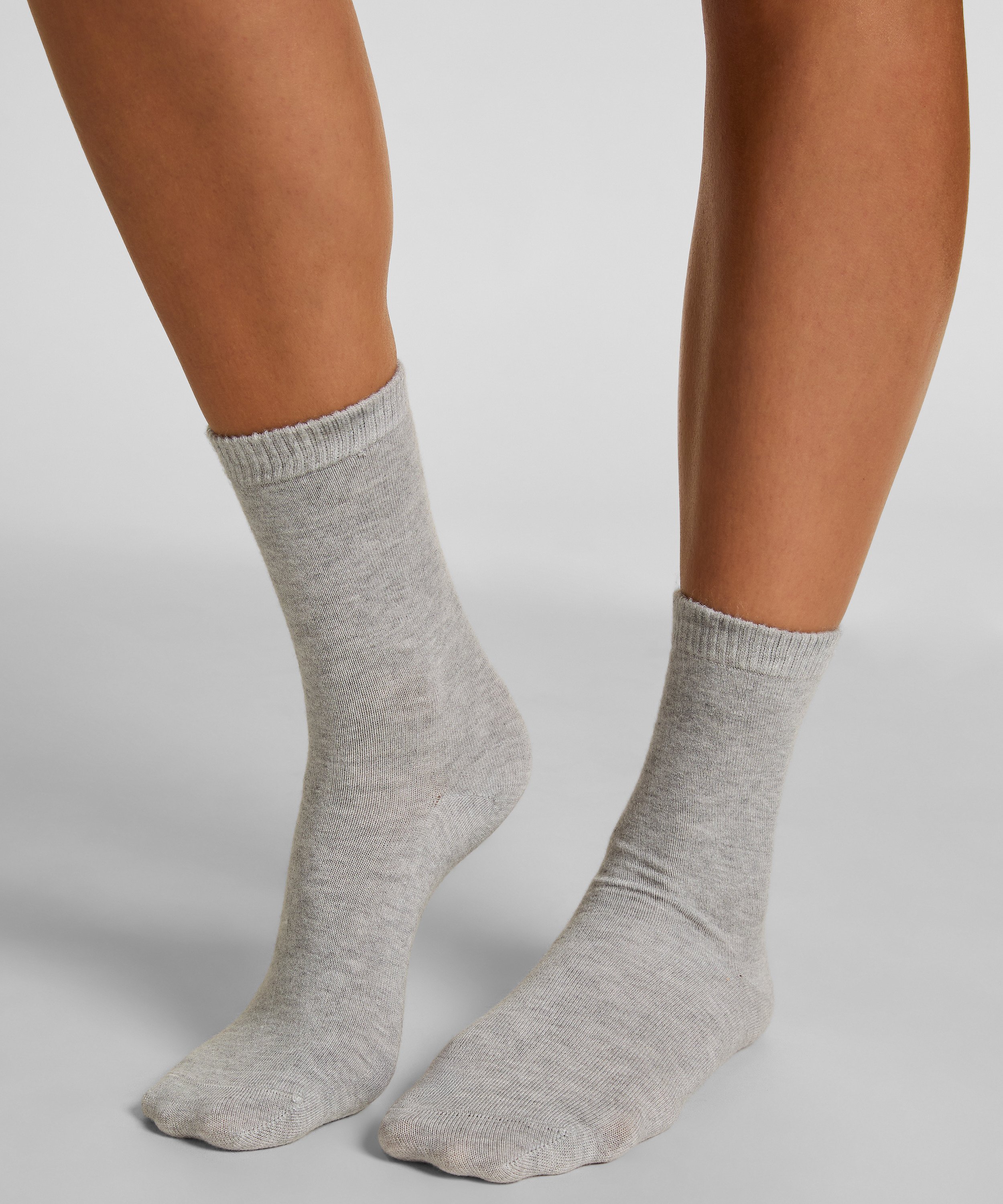Modal Crew Socks, Gray, main