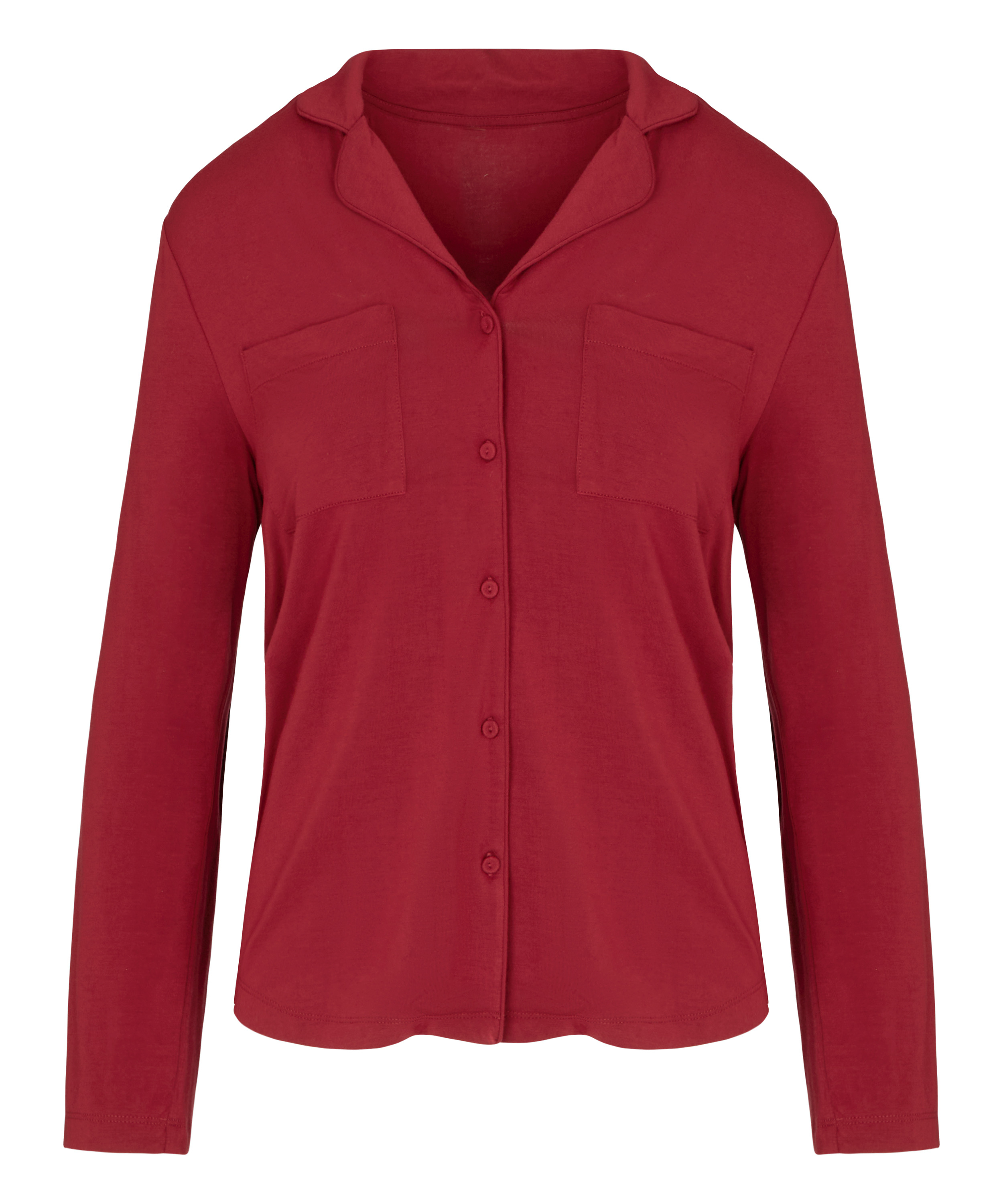 Essential Jersey Long-Sleeved Jacket, Red, main