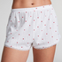 Pointelle Pyjama Shorts, White