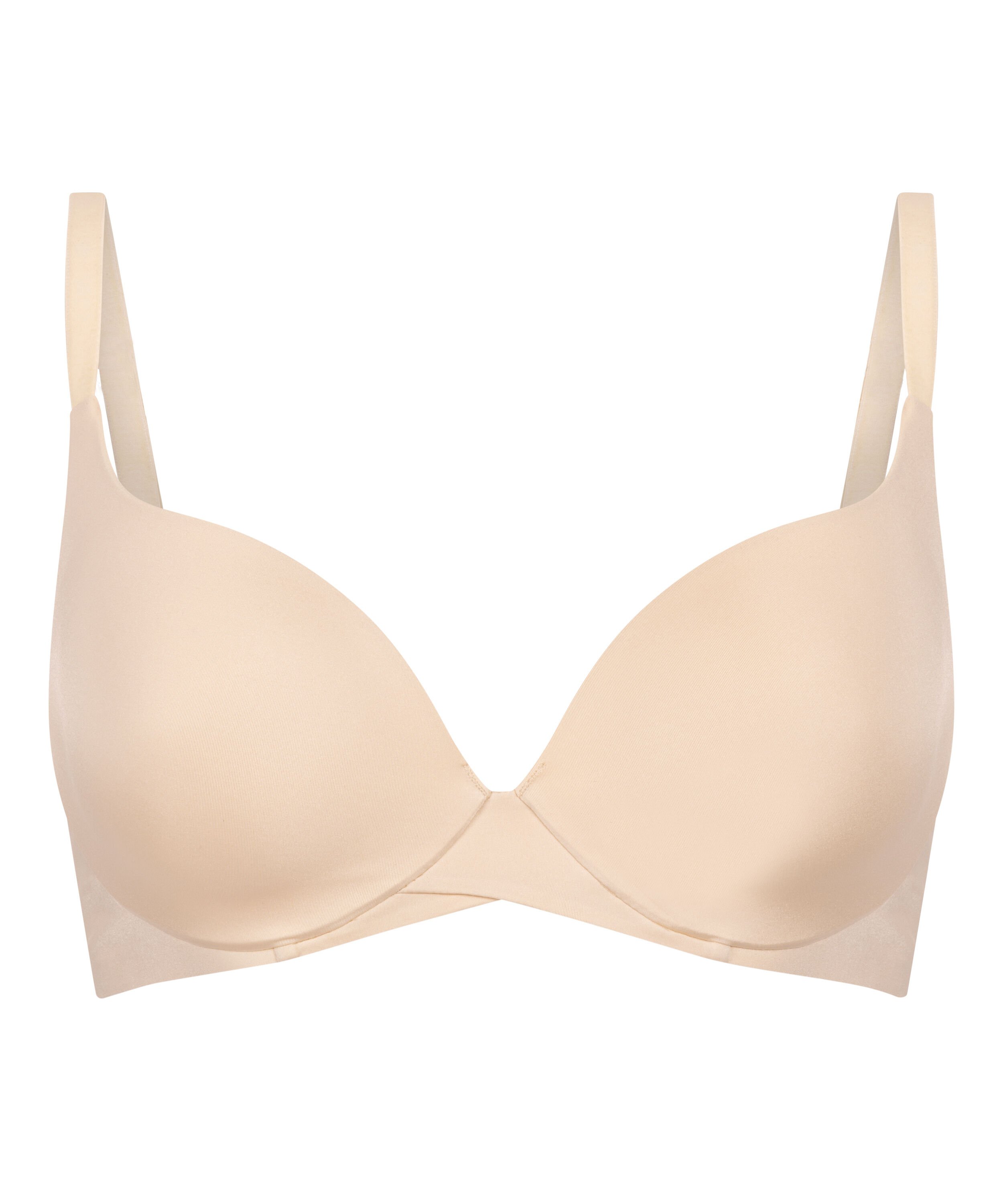 Smooth Padded Underwired Bra, Beige