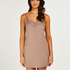 Lace Modal Dress, Brown
