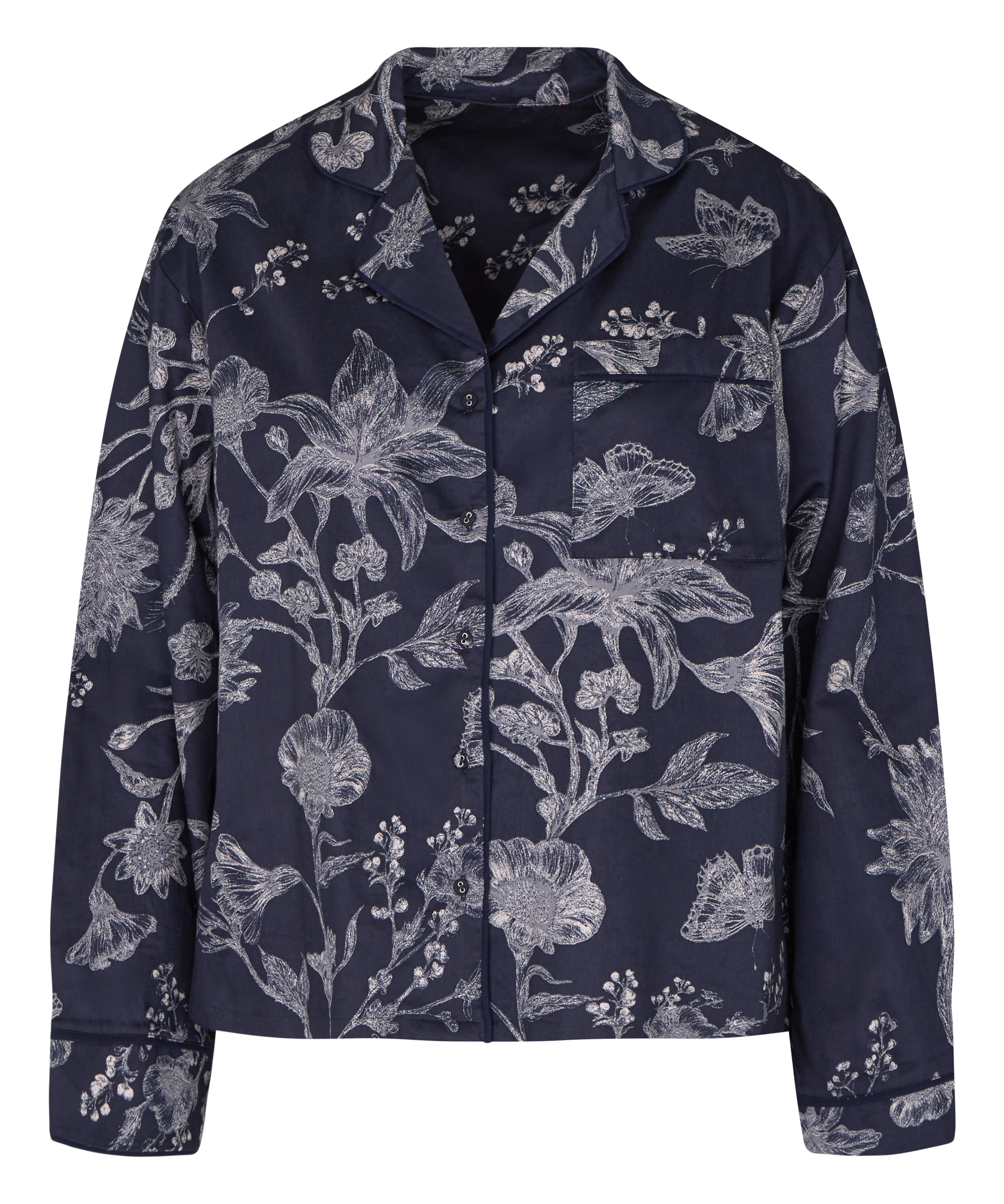 Jacket Sateen , Blue, main