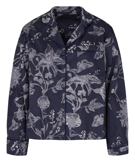 Jacket Sateen , Blue