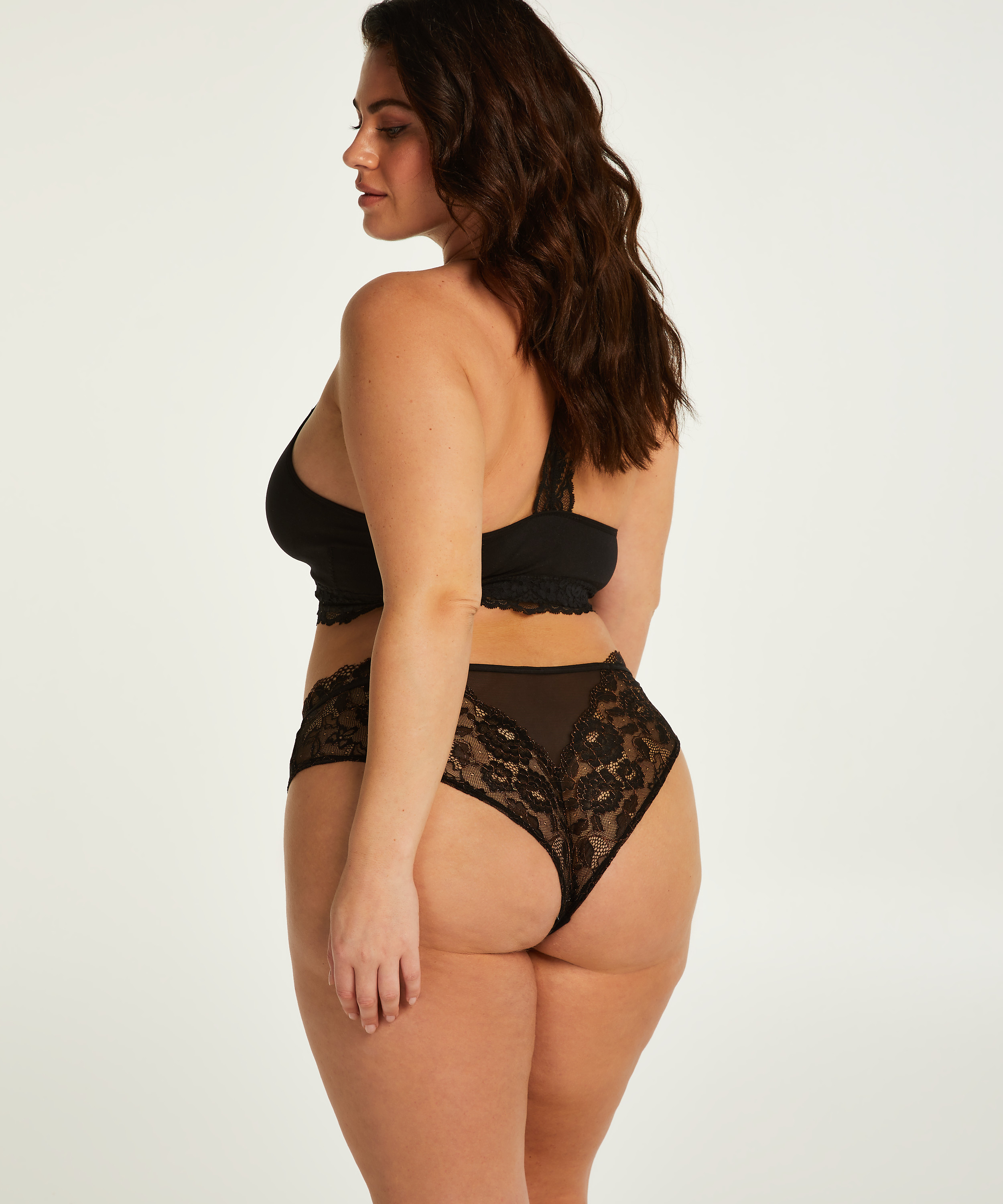 Chloe High Brazilian Curvy, Black, main