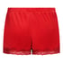 Short Velours Lace, Red