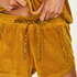 Velvet Lace Shorts, Yellow