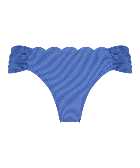 Scallop Rio Bikini Bottoms, Blue