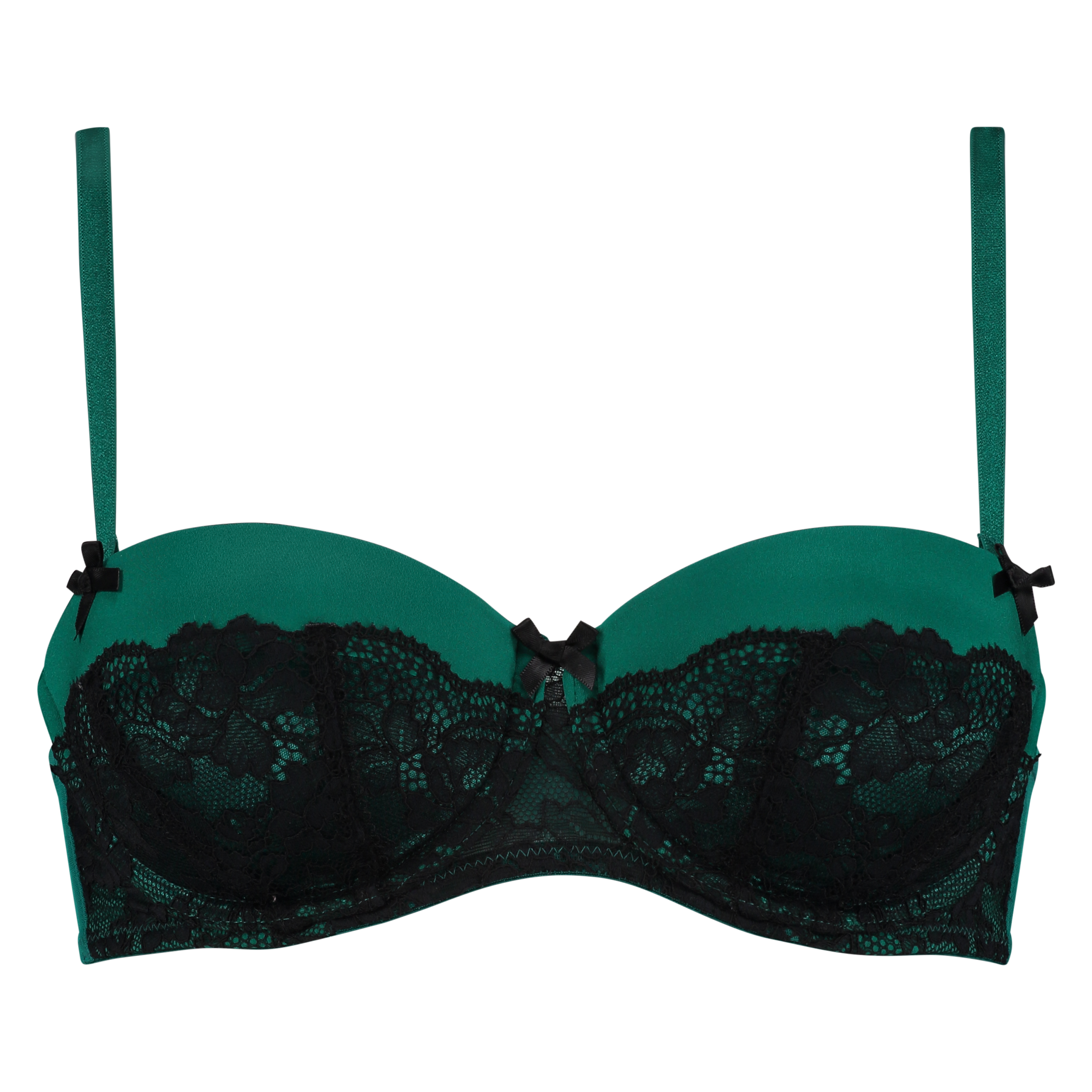 Padded strapless underwired bra  Lenka, Green, main