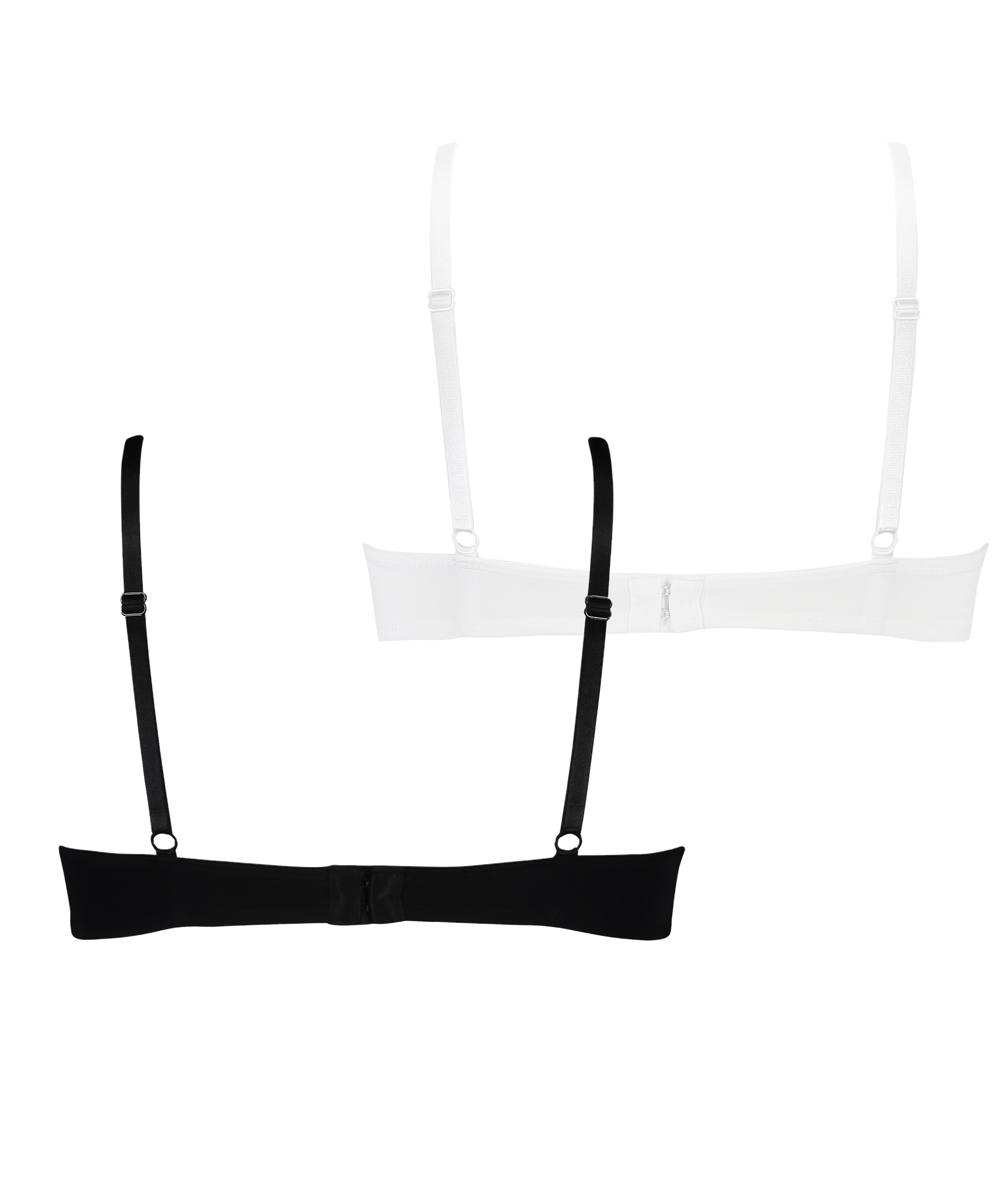 2-Pack Padded Underwired Bra, Black, main