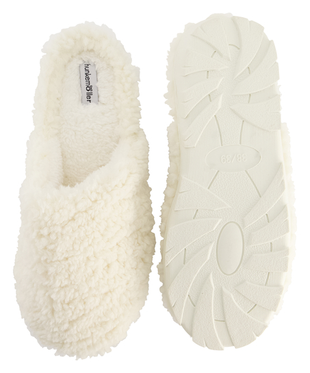 Lara Slippers, White