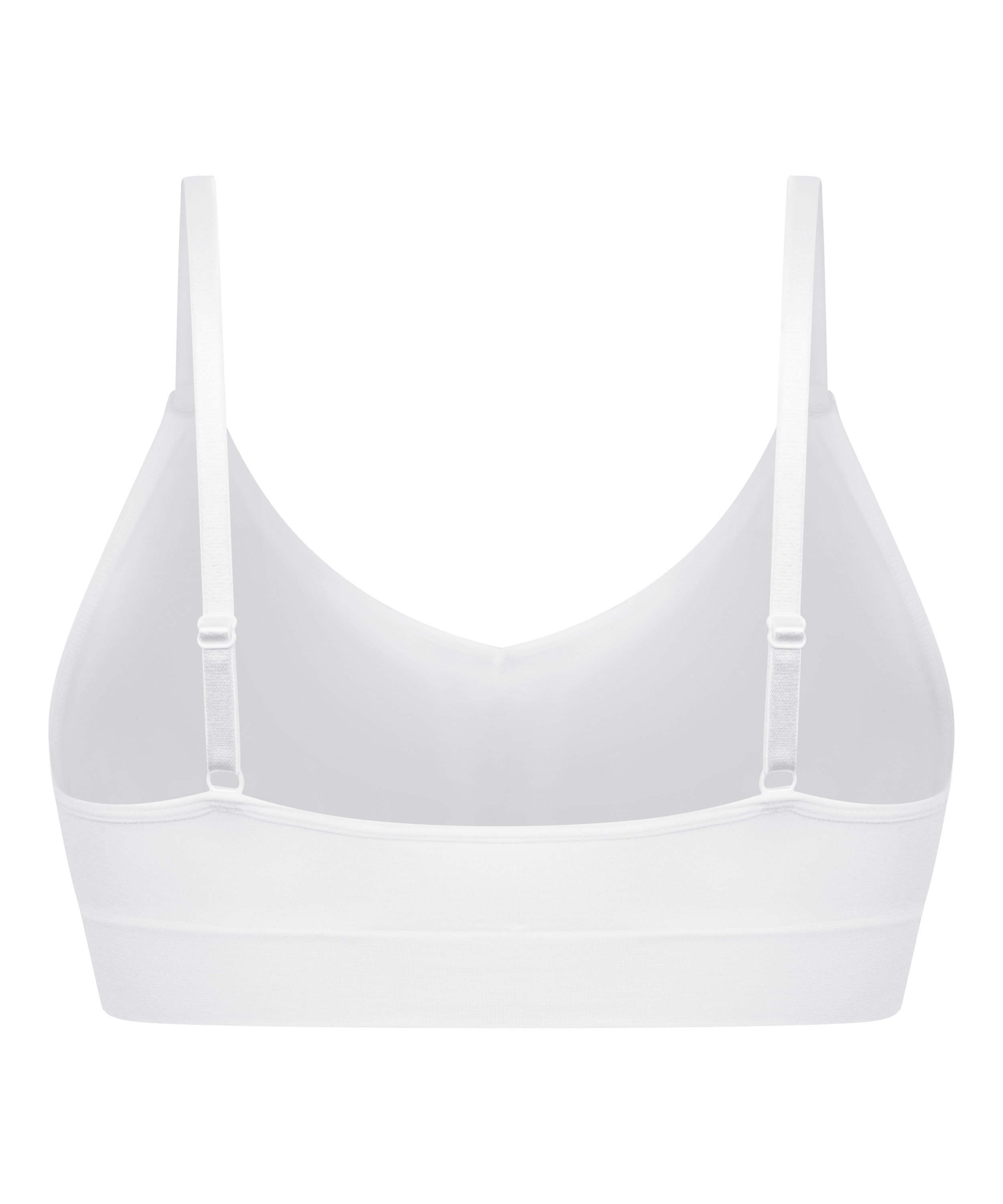 Dide Triangle Bralette, White, main