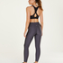HKMX High waisted sports leggings Shine On, Gray