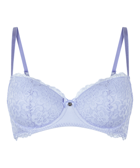 Marine Padded Underwired Bra, Purple