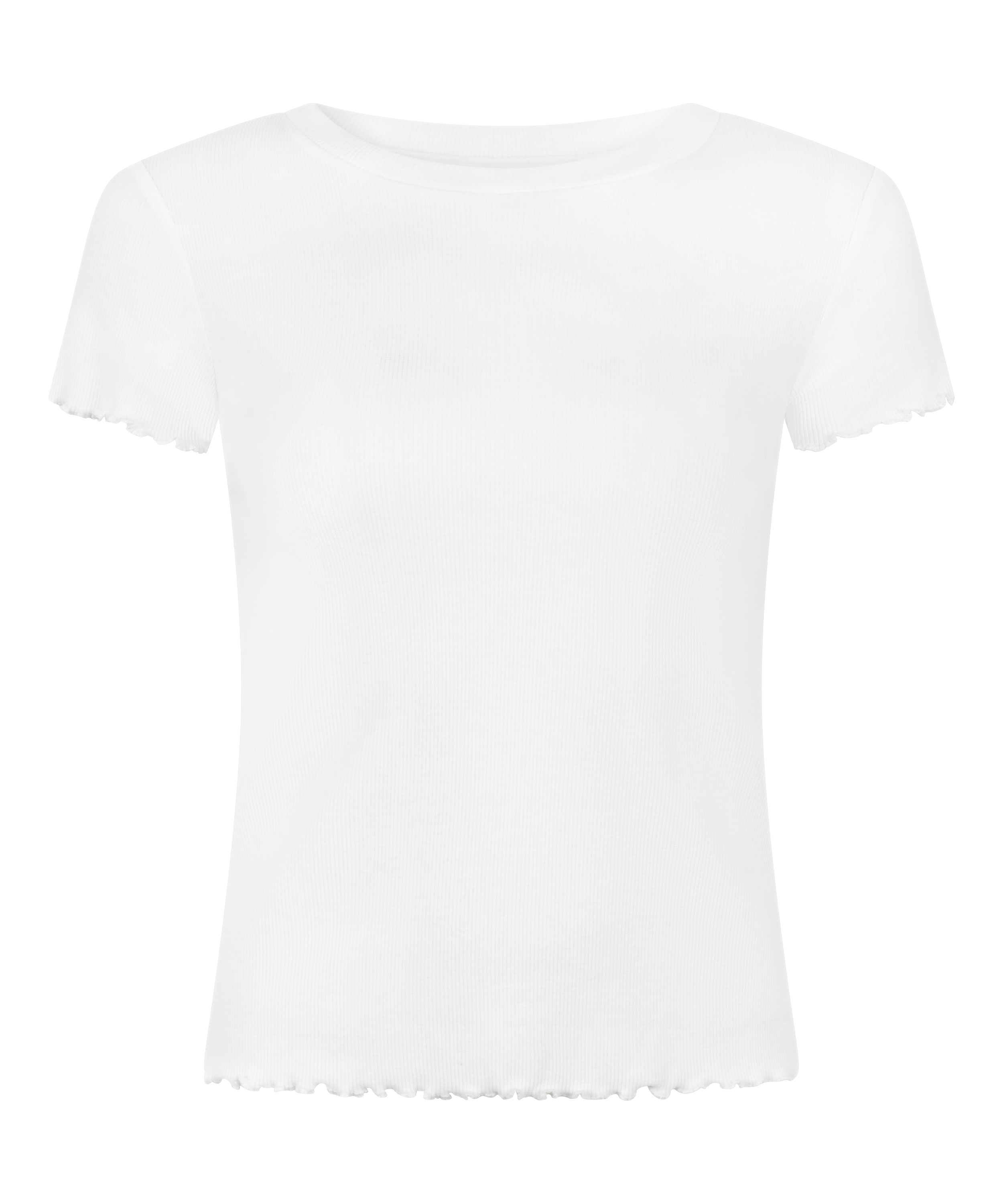 Short Sleeve Cotton Shirt, White, main