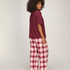 Pyjama Set Check, Purple
