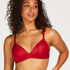 Mona Padded Non-Wired Push-Up Bra, Red