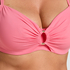 Luxe Non-Padded Underwired Bikini Top, Pink