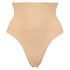 Firming high figure-control thong, Beige