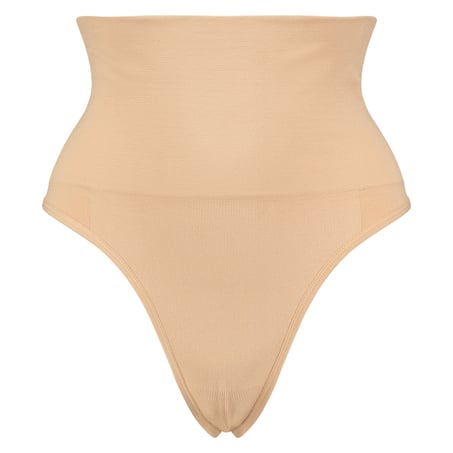 Firming high figure-control thong, Beige