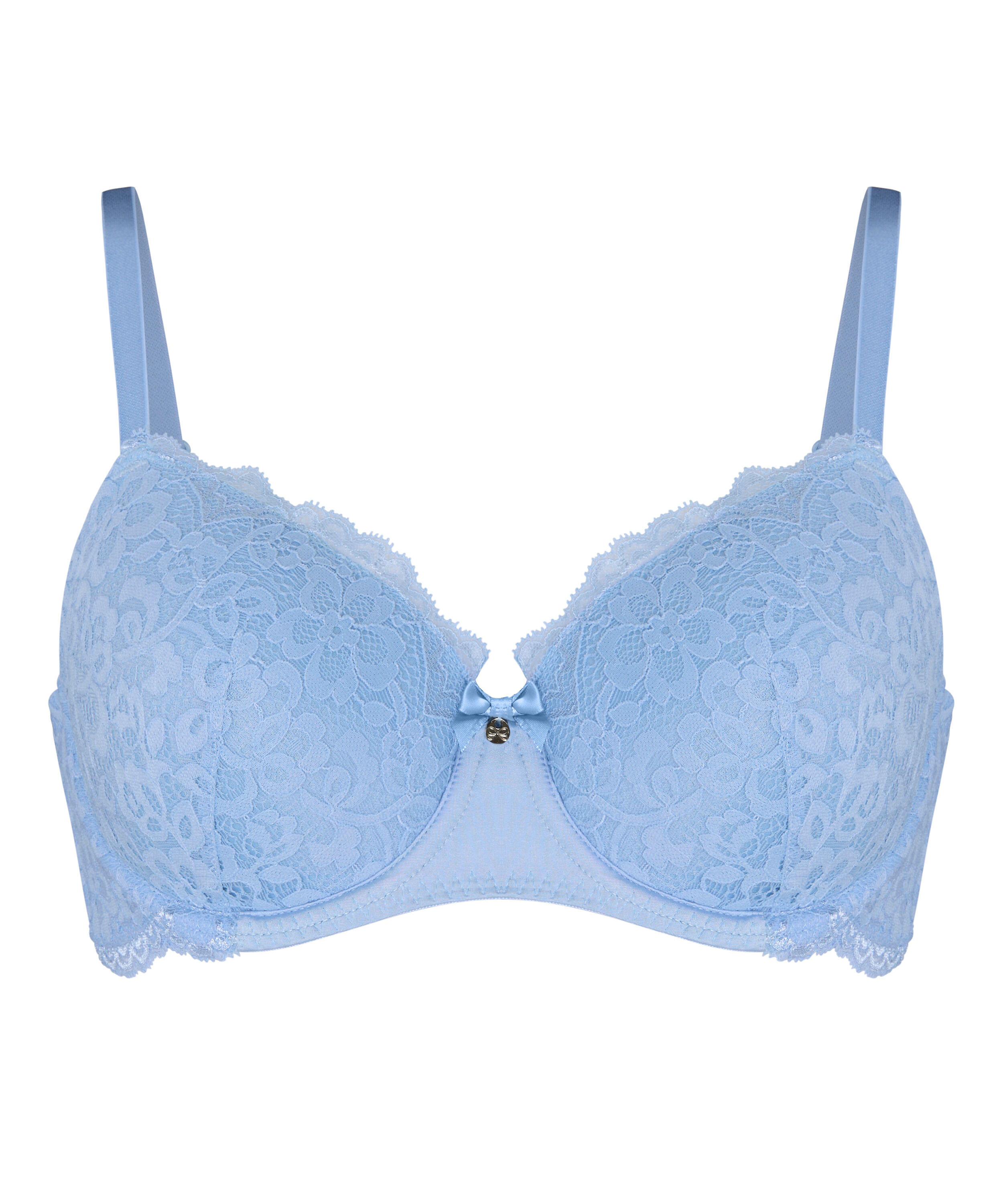 Marine Padded Underwired Bra, Blue
