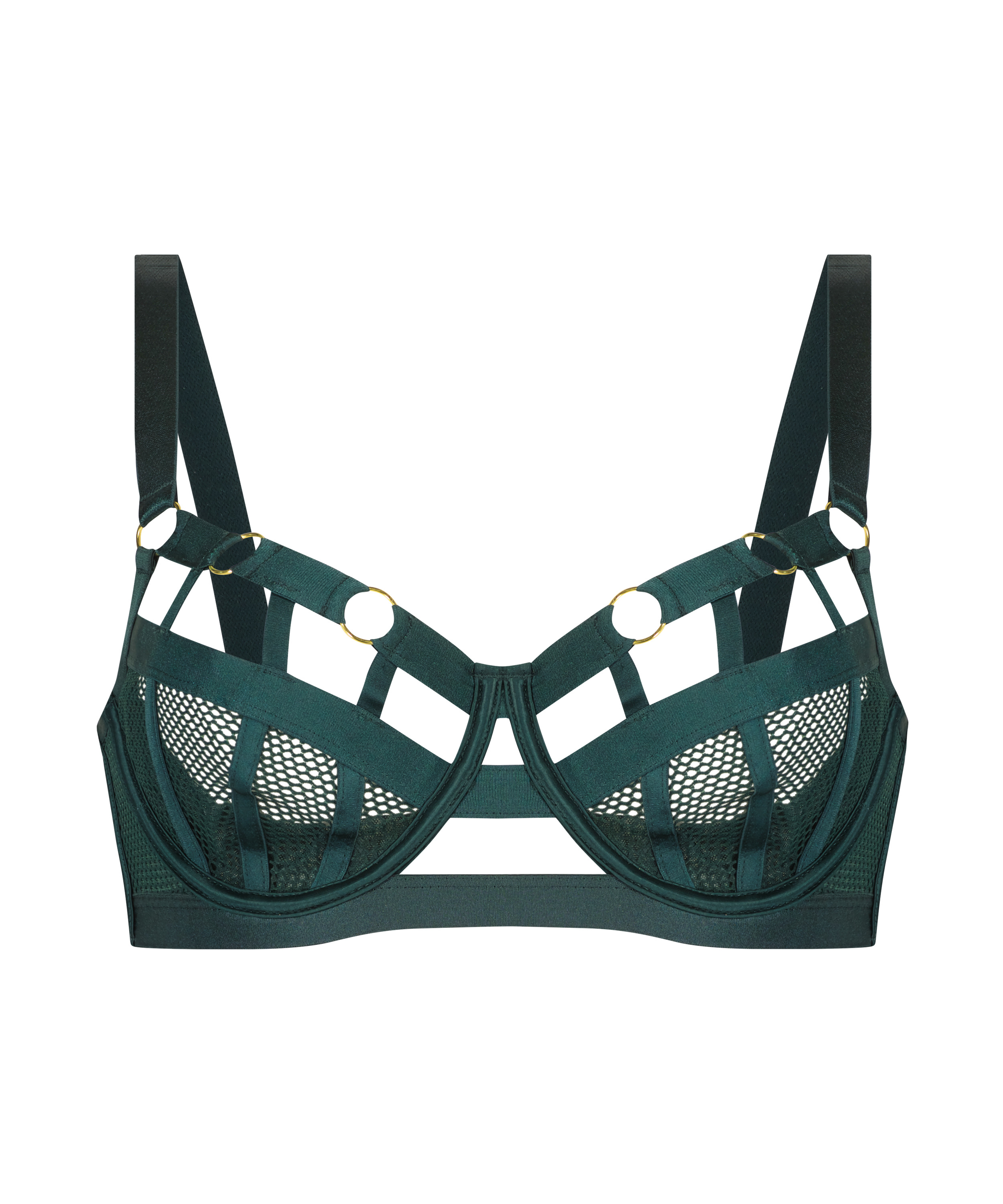 Sting Non-Padded Underwired Bra, Green, main