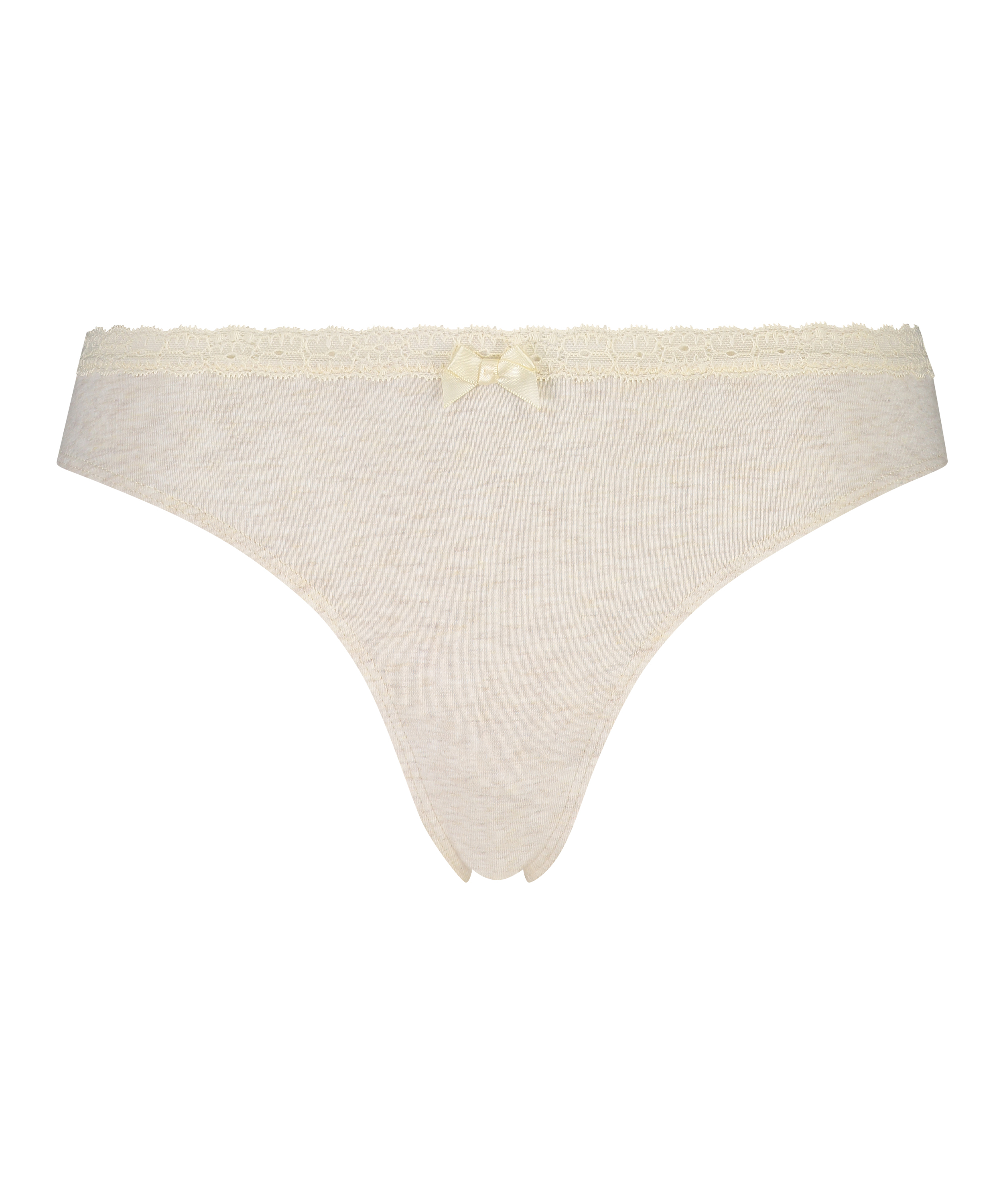 Cotton thong, Beige, main