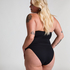Scallop Rio Bikini Bottoms, Black