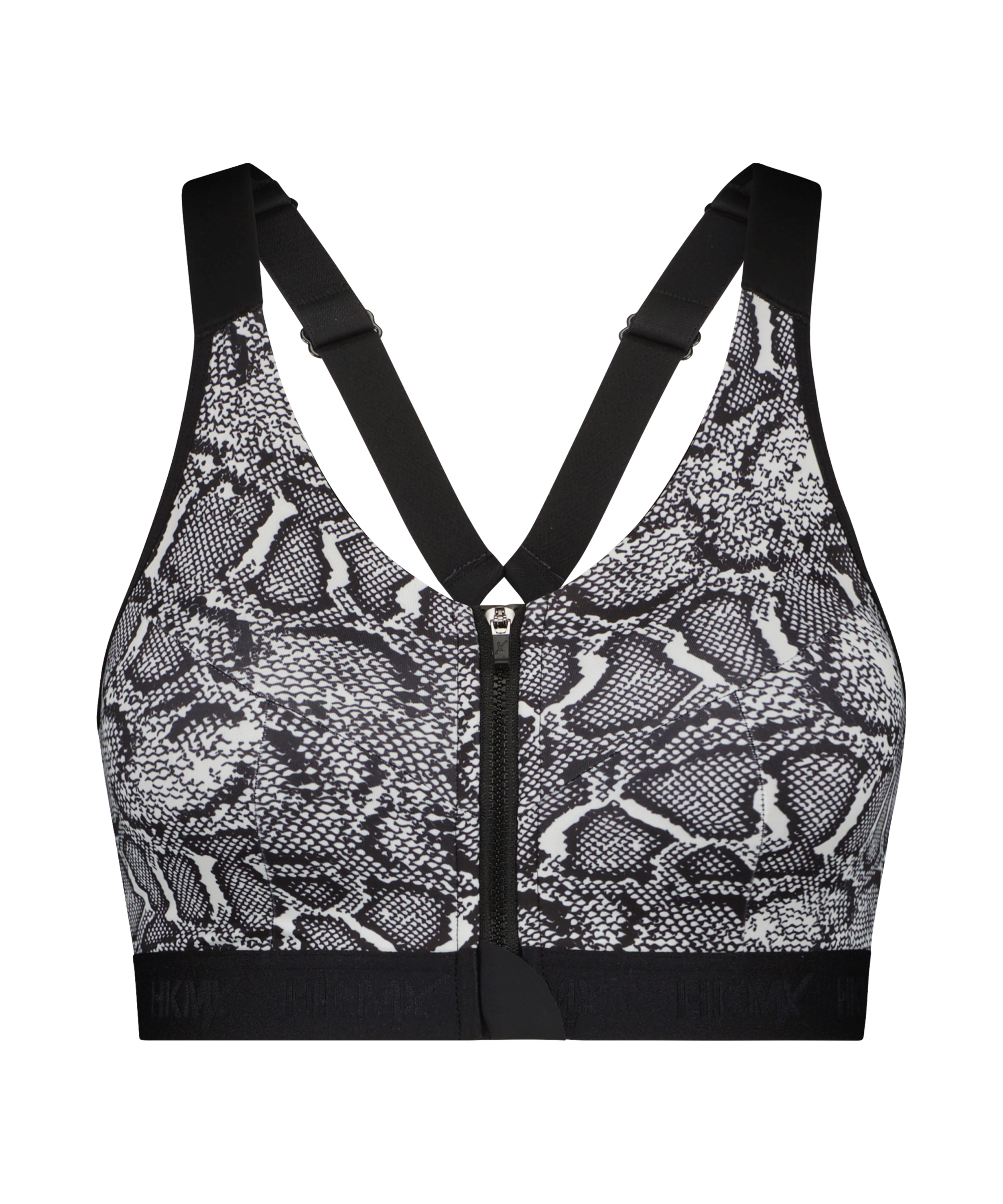 HKMX Sports bra The Pro Level 3, White, main