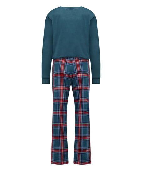 Pyjamaset with Bag, Blue