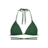 Digura triangle bikini top, Green