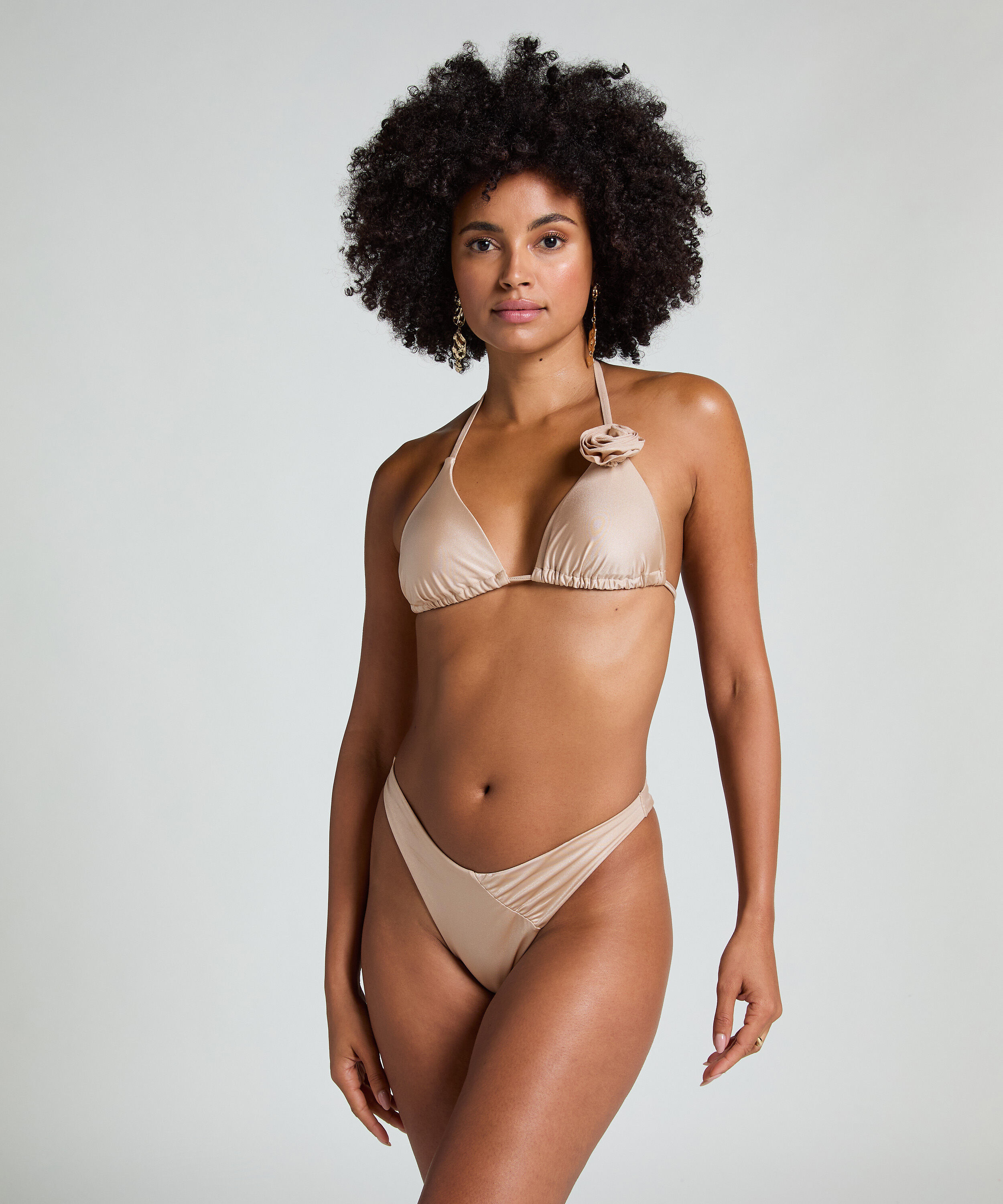 Lima Bikini Top, Beige