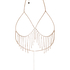 Rhinestrone Bralette Jewellery, Yellow