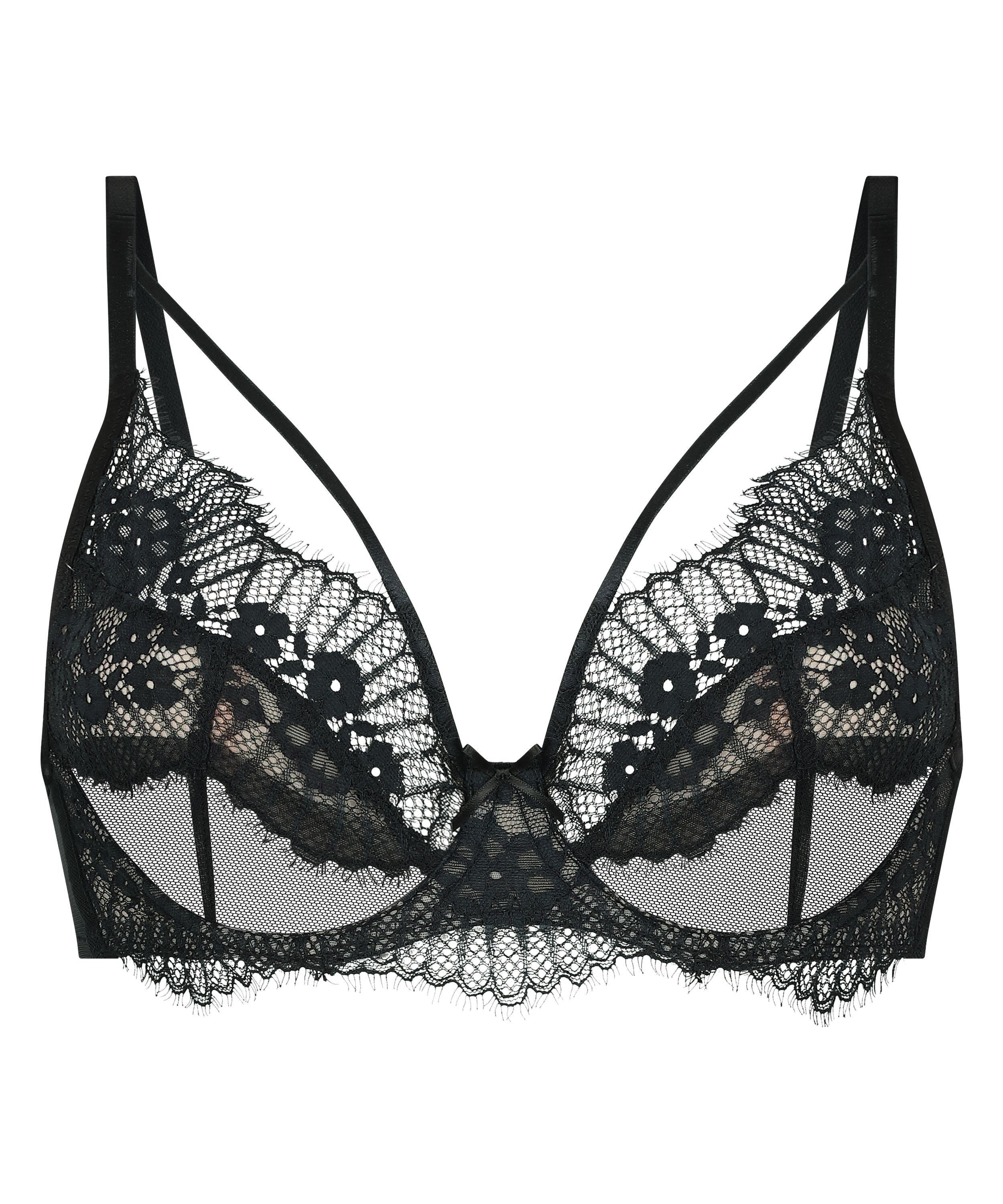 Daphne Non-Padded Underwired Bra, Black, main
