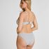 Rio Bikini Bottom Stripes, White