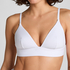 Cotton Bralette, White