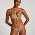 Sali Non-Padded Underwired Bra, Green