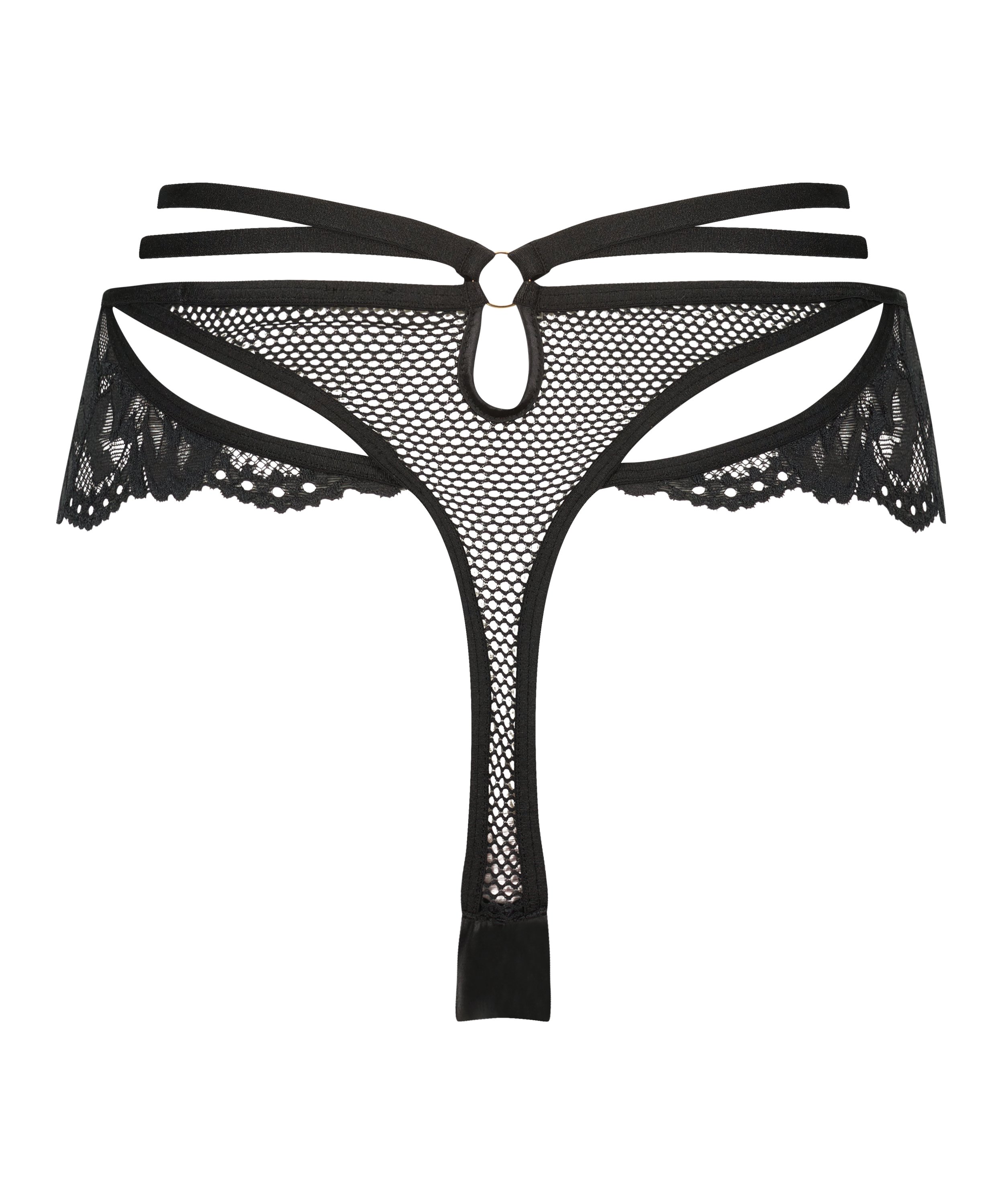 Pleasure High Thong, Black, main
