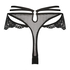 Pleasure High Thong, Black